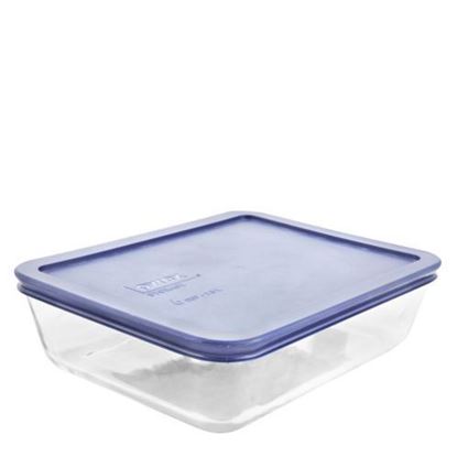 Foto de FTE RECT. 11 TZ C/TAPA PLASTICO PYREX